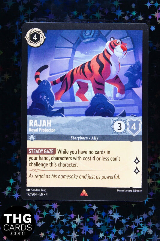 Rajah, Royal Protector 192/204 Rare Lorcana Card EN 4