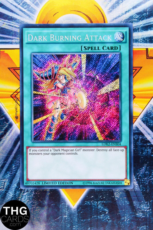 Dark Burning Attack LDK2-ENS04 Secret Rare Yugioh Card