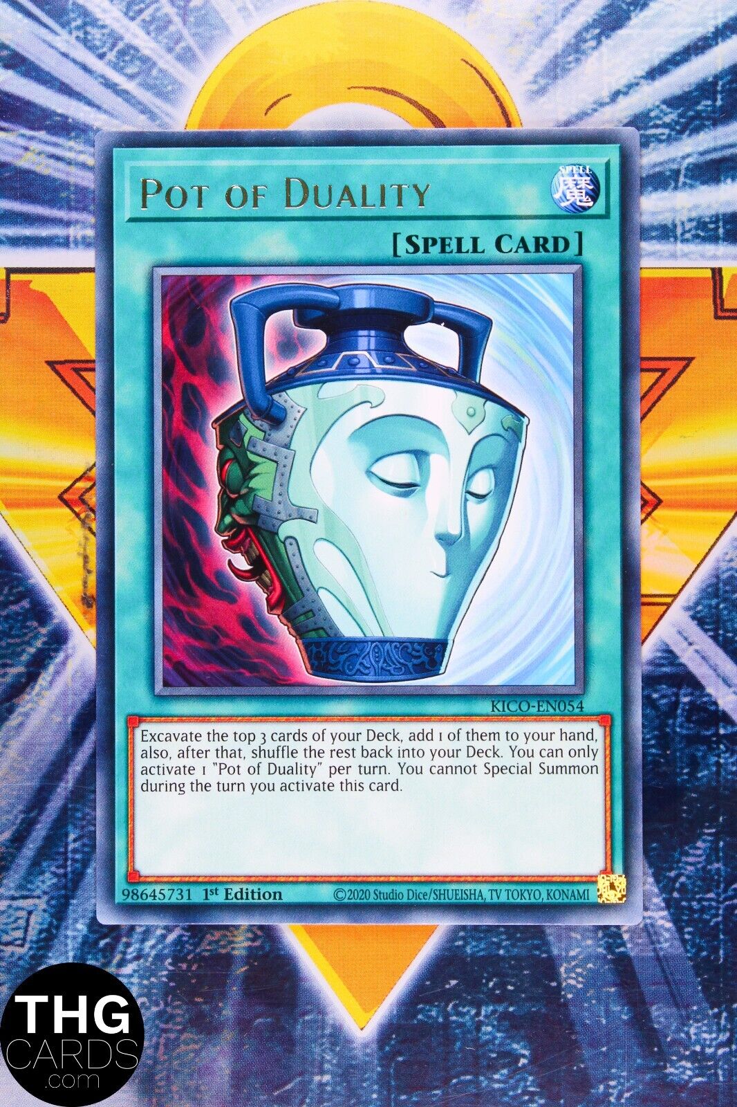 Pot of Duality KICO-EN054 1st Edition Rare Yugioh Card Playset