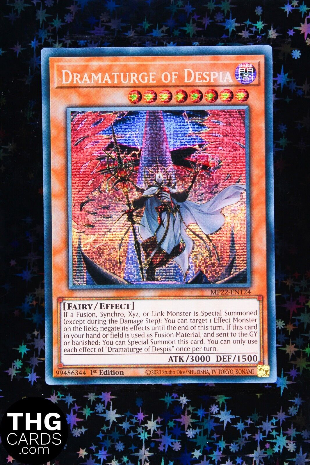 Dramaturge Of Despia MP22-EN124 1st Edition Secret Rare Yugioh Card