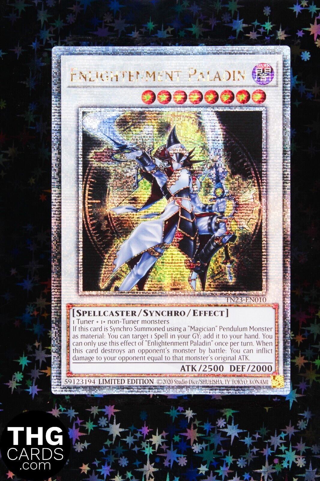 Enlightenment Paladin TN23 EN010 Quarter Century Rare Yugioh Card