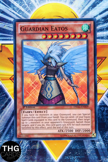 Guardian Eatos DRLG-EN009 1st Edition Super Rare Yugioh Card