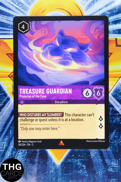 Treasure Guardian, Protector of the Cave 58/204 Rare Lorcana Into the Inklands