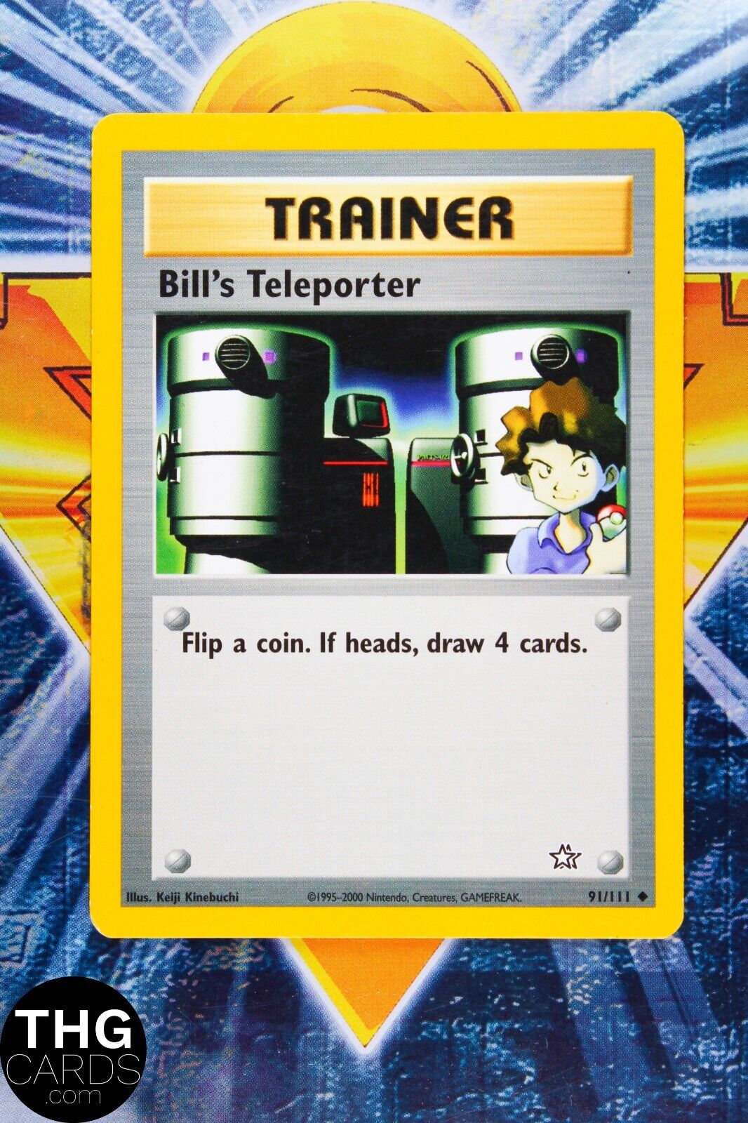 Bill's Teleporter 91/111 Uncommon Neo Genesis Pokemon Card