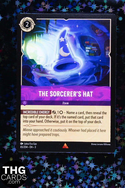 The Sorcerer's Hat 65/204 Rare Lorcana Card EN3