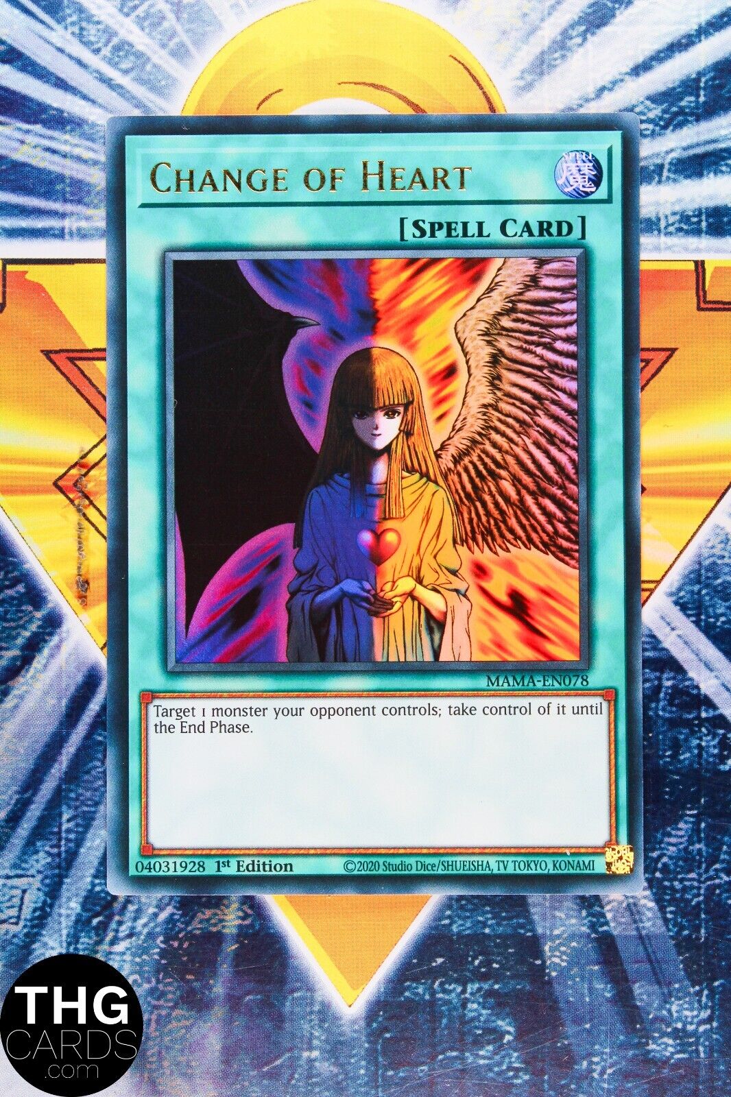 Change Of Heart MAMA-EN078 1st Edition Ultra Rare Yugioh Card