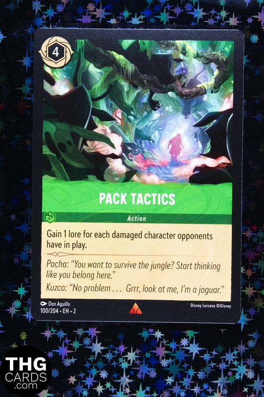 Pack Tactics 100/204 Rare Lorcana Card EN 2