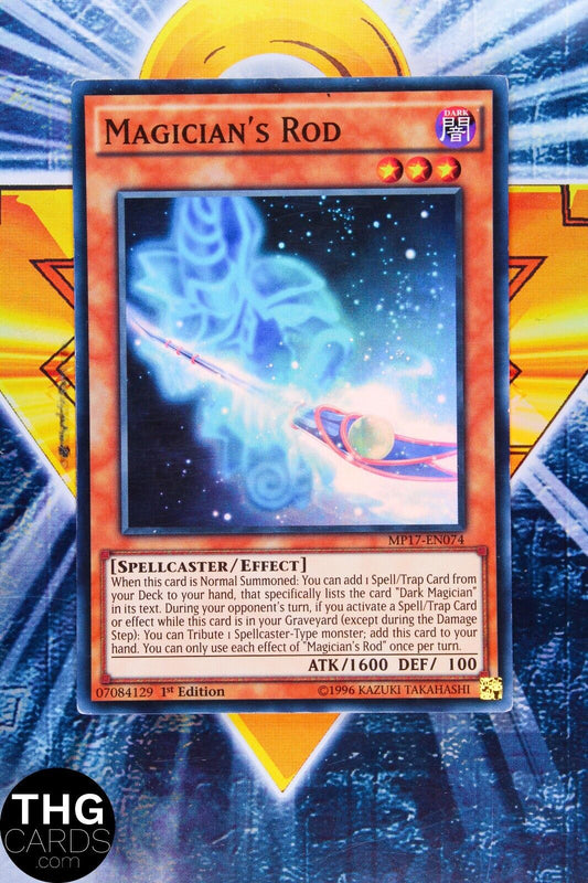 Magician's Rod MP17-EN074 1st Edition Super Rare Yugioh Card