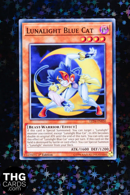 Lunalight Blue Cat LED4-EN050 1st Edition Common Yugioh Card Playset