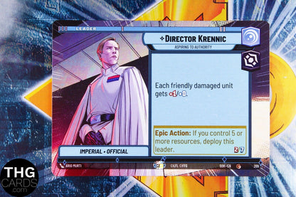 Director Krennic 269 Common Hyperspace Star Wars Unlimited Card