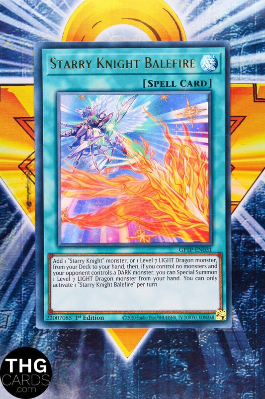 Starry Knight Balefire GFTP-EN031 1st Edition Ultra Rare Yugioh