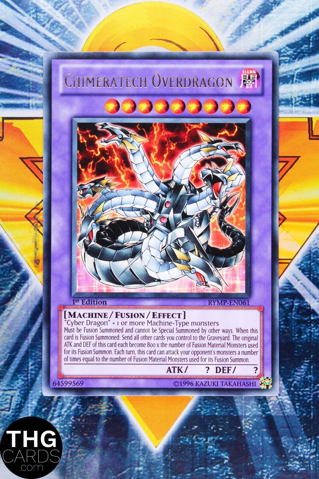 Chimeratech Overdragon RYMP-EN061 1st Edition Rare Yugioh Card