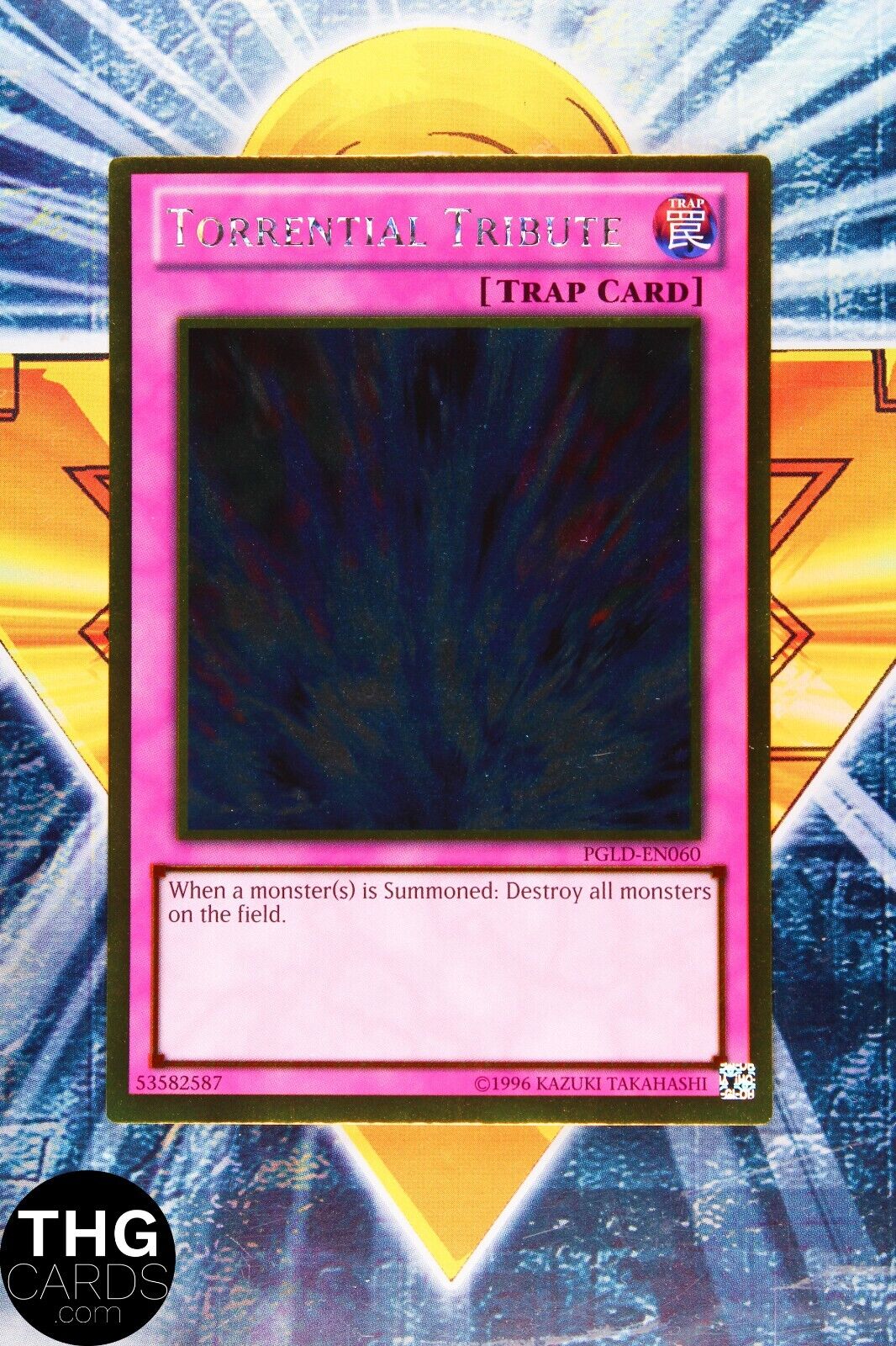 Torrential Tribute PGLD-EN060 Gold Ultra Rare Yugioh Card