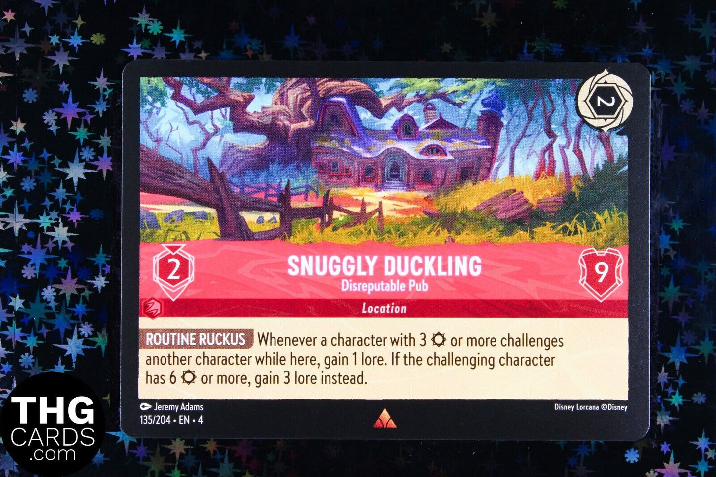 Snuggly Duckling 135/204 Rare Lorcana Card EN 4