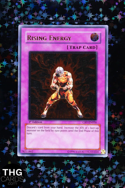 Rising Energy CRV-EN056 1st Edition Ultimate Rare Yugioh Card