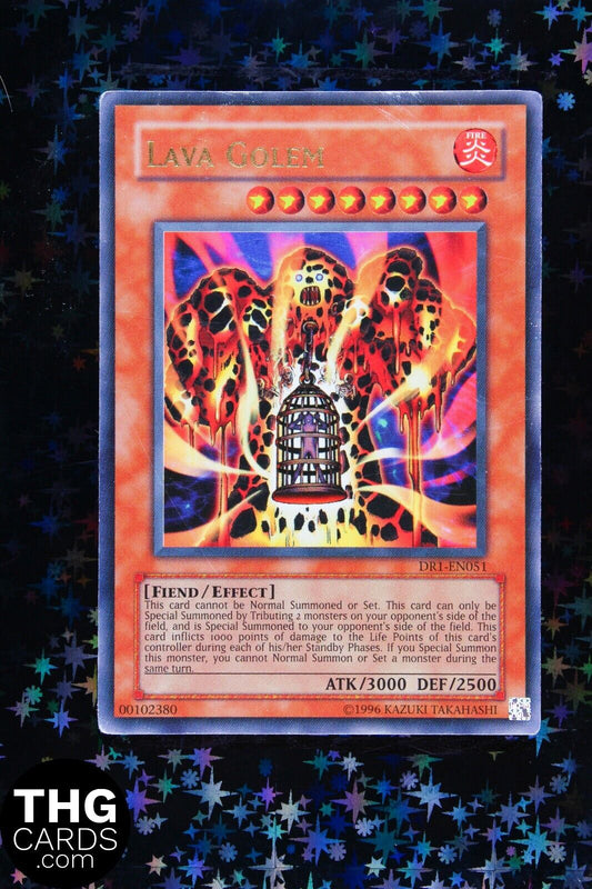 Lava Golem DR1-EN051 Ultra Rare Yugioh Card