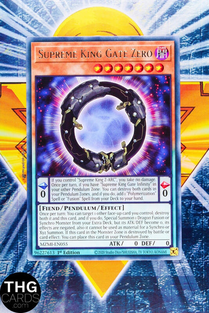 Supreme King Gate Zero MZMI-EN055 1st Edition Rare Yugioh Card