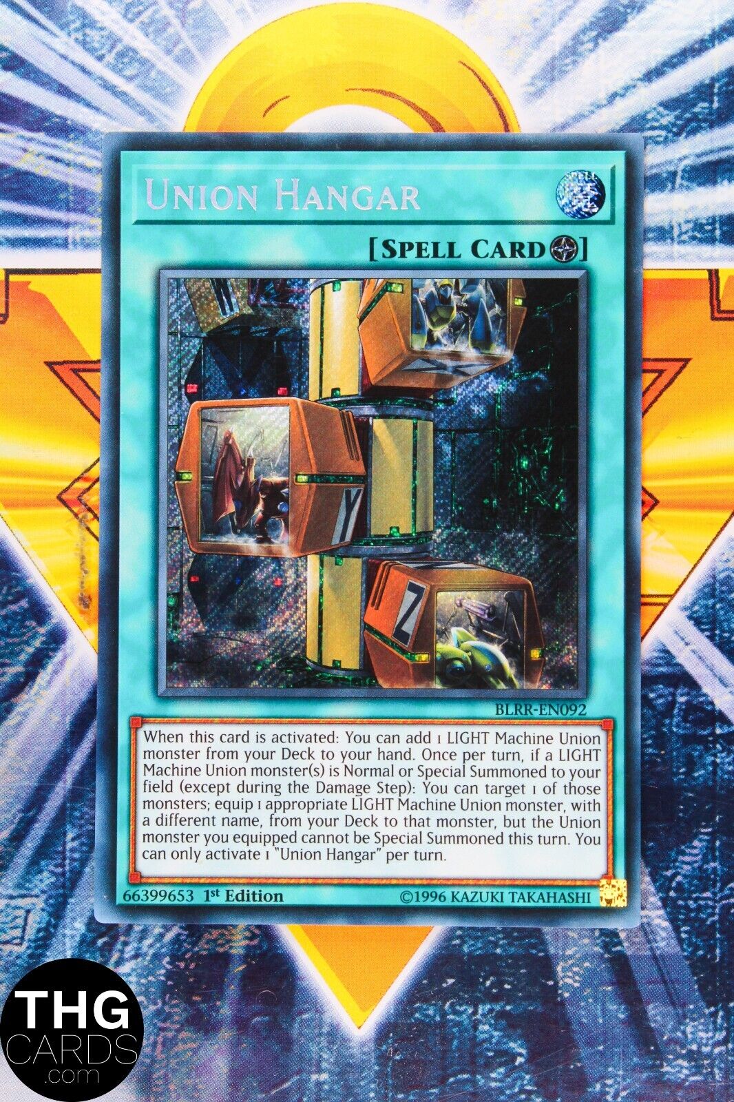 Union Hangar BLRR-EN092 1st Edition Secret Rare Yugioh Card