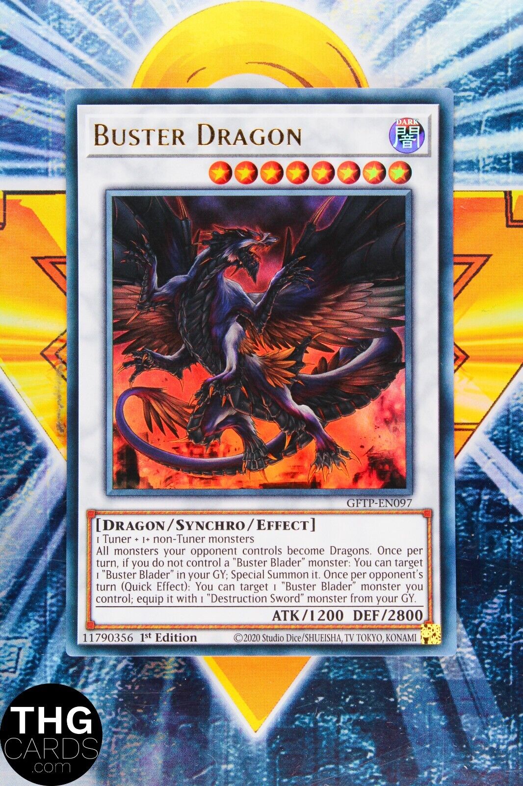 Buster Dragon GFTP-EN097 1st Edition Ultra Rare Yugioh Card