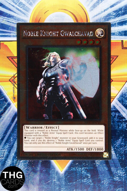 Noble Knight Gwalchavad NKRT-EN007 Platinum Ultra Rare Yugioh Card