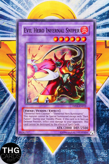 Evil Hero Infernal Sniper DP06-EN012 Super Rare Yugioh Card