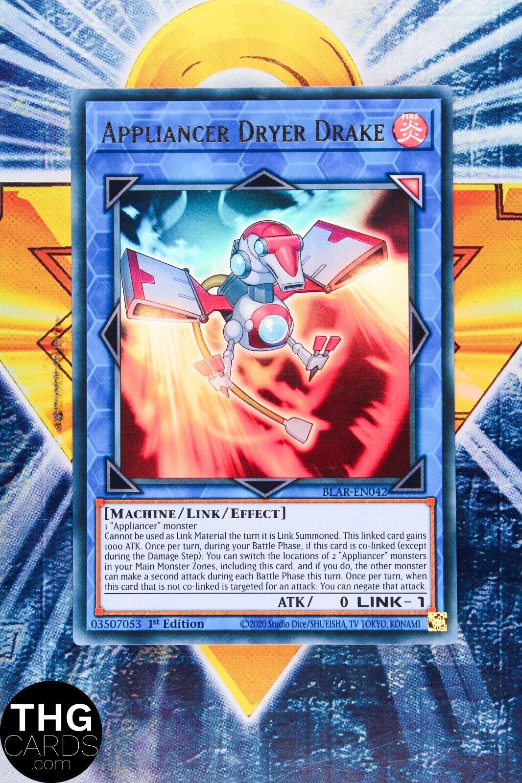 Appliancer Dryer Drake BLAR-EN042 1st Edition Ultra Rare Yugioh Card