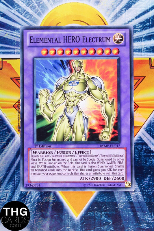 Elemental Hero Electrum RYMP-EN017 1st Edition Common Yugioh Card