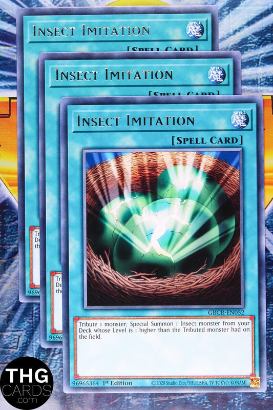 Insect Imitation GRCR-EN052 1st Edition Rare Yugioh Card Playset