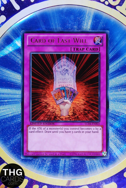 Card of Last Will LC04-EN003 Ultra Rare Yugioh Card Promo