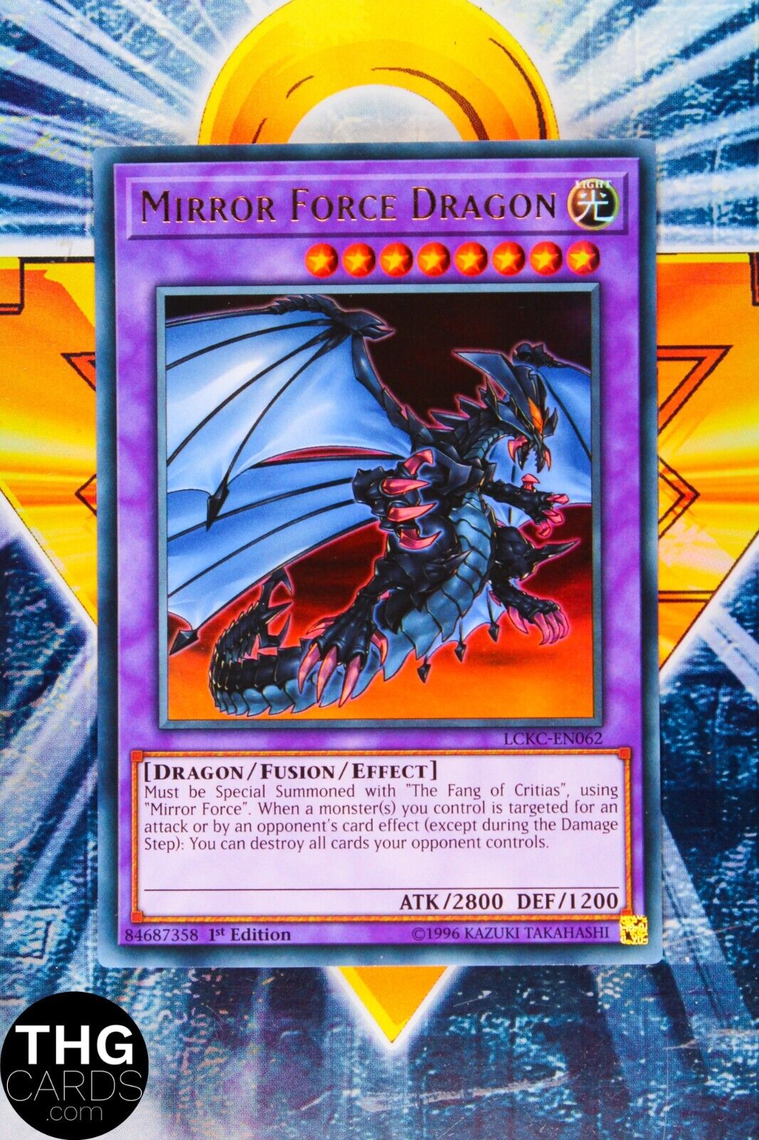 Mirror Force Dragon LCKC-EN062 1st Edition Ultra Rare Yugioh Card