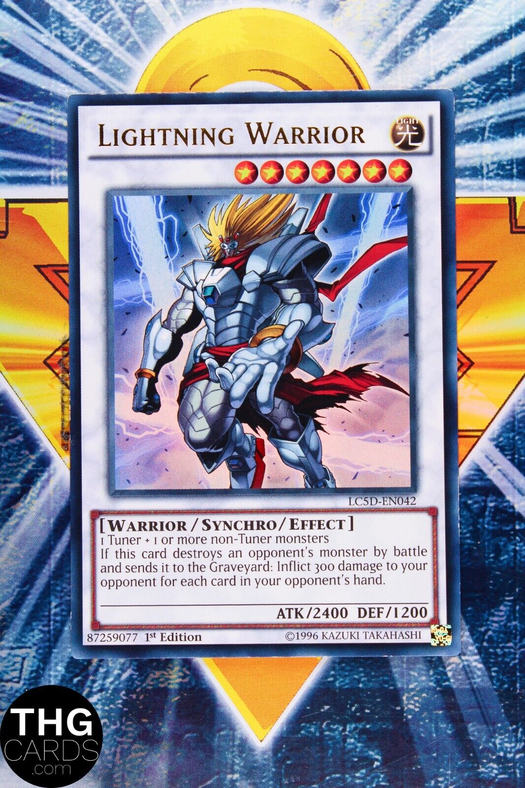 Lightning Warrior LC5D-EN042 1st Edition Ultra Rare Yugioh Card 2