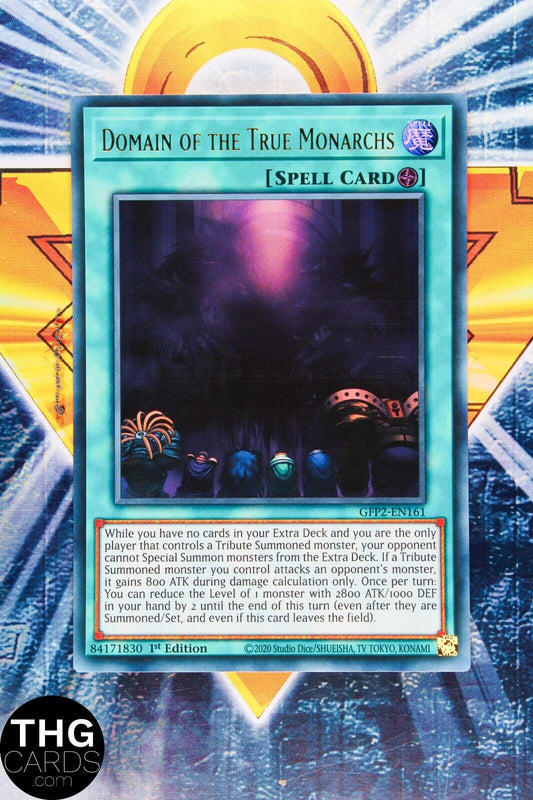 Domain of the True Monarchs GFP2-EN161 1st Edition Ultra Rare Yugioh Card