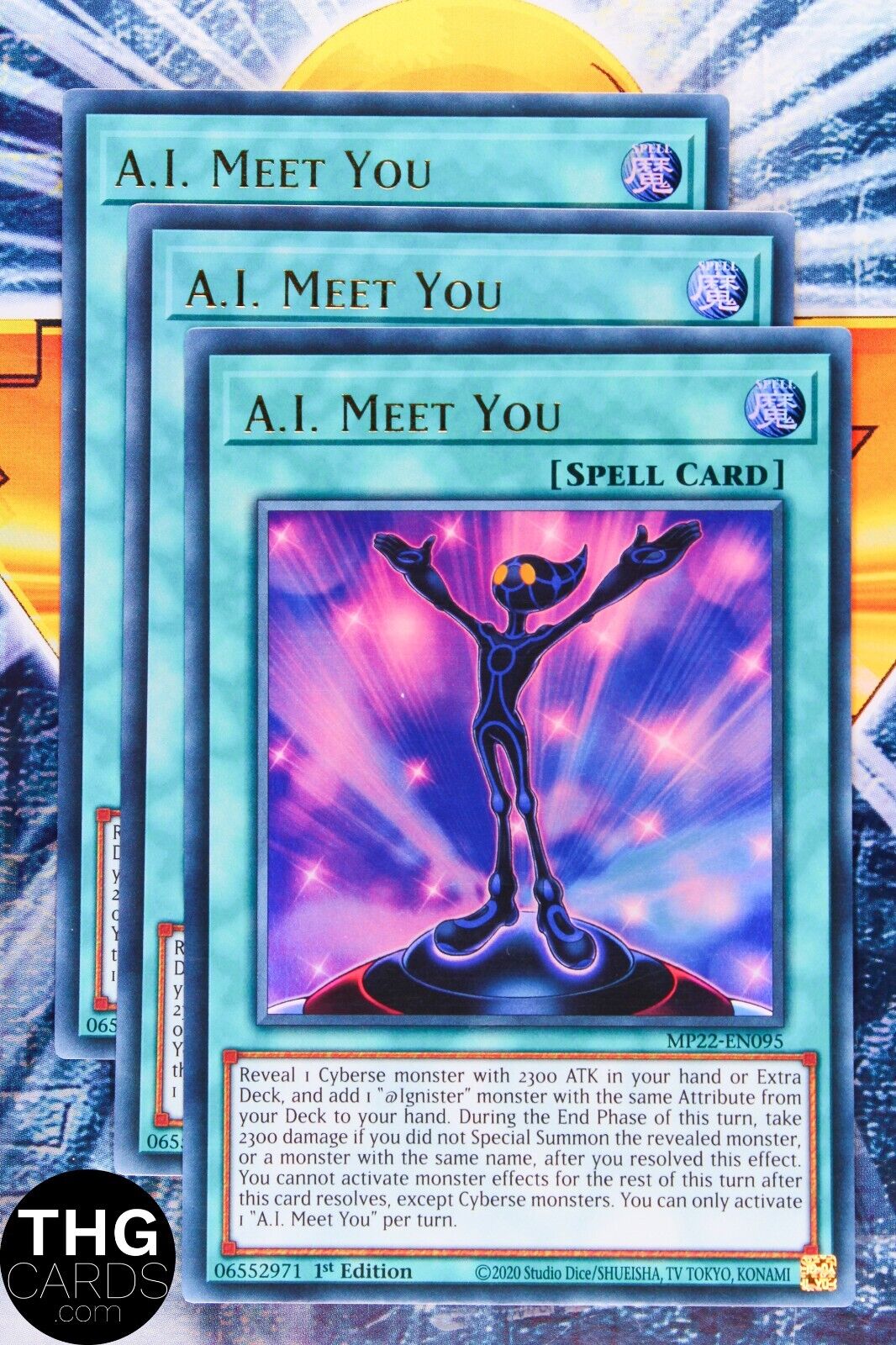 A.I. Meet You MP22-EN095 1st Edition Ultra Rare Yugioh Card Playset