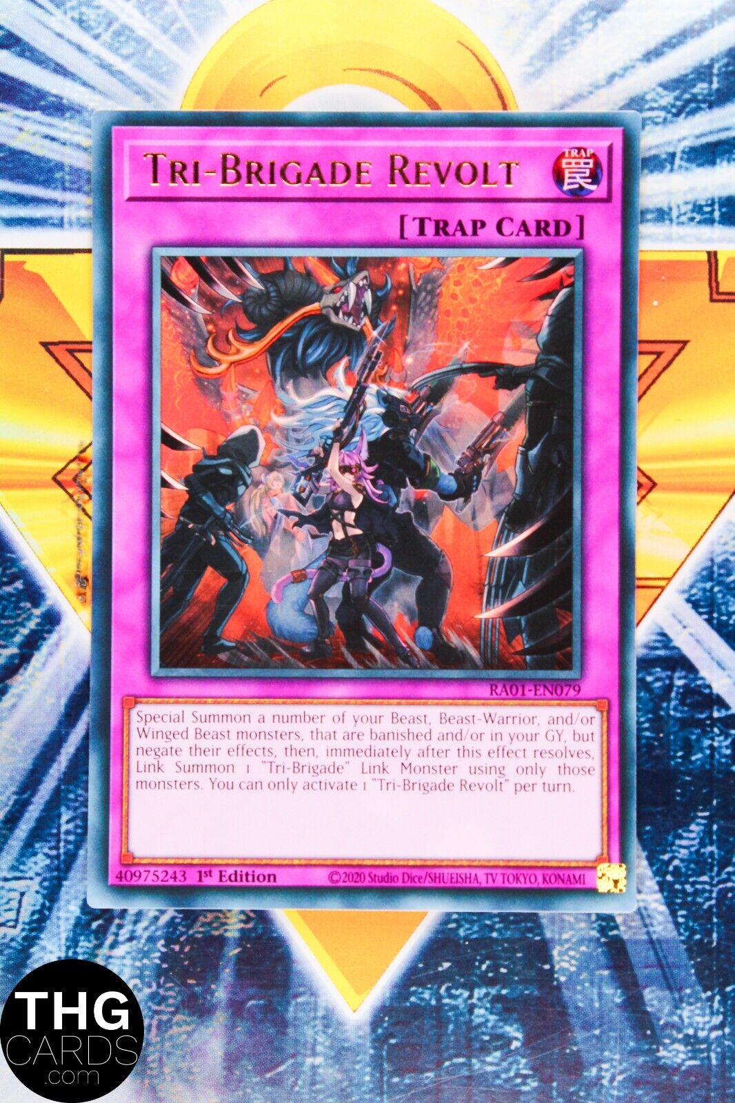 Tri-Brigade Revolt RA01-EN079 1st Edition Ultra Rare Yugioh Card