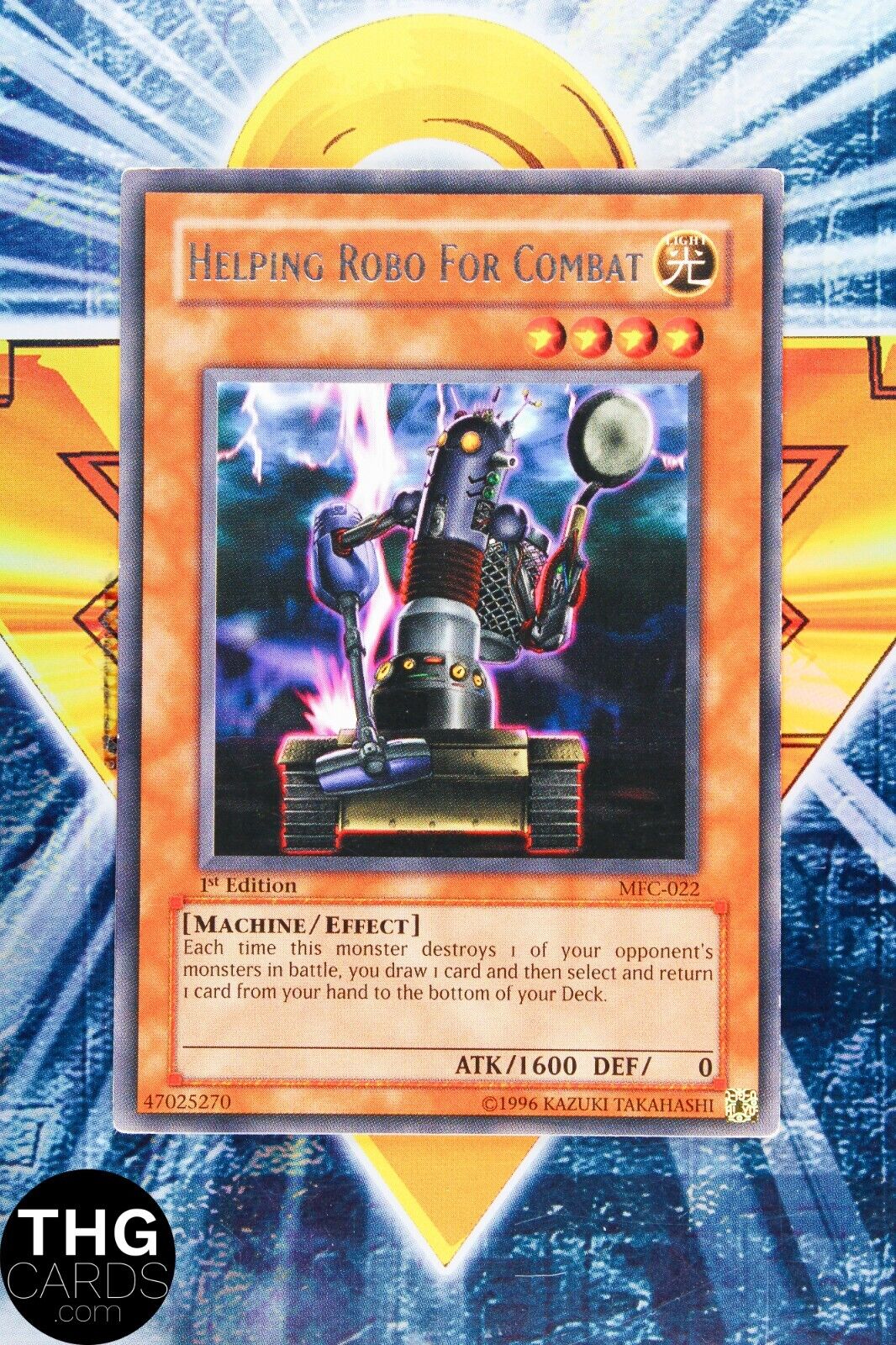 Helping Robo for Combat MFC-022 1st Edition Rare Yugioh Card