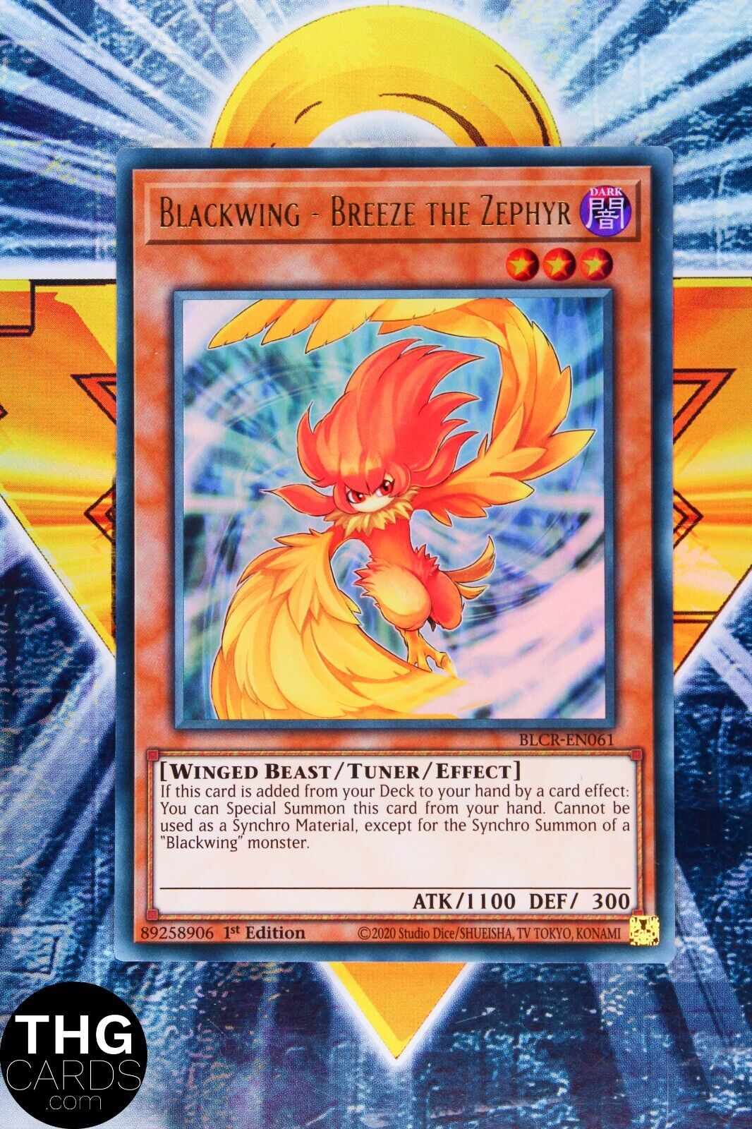 Blackwing - Breeze the Zephyr BLCR-EN061 1st Edition Ultra Rare Yugioh Playset