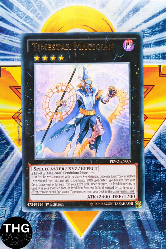 Timestar Magician PEVO-EN009 1st Edition Ultra Rare Yugioh Card