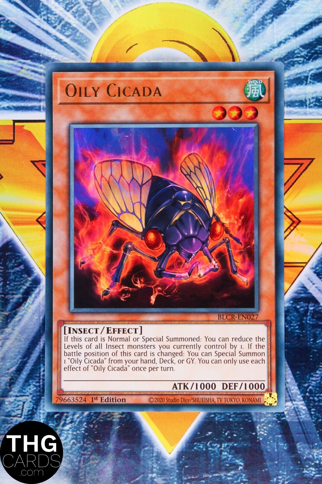 Oily Cicada BLCR-EN027 1st Edition Ultra Rare Yugioh Playset