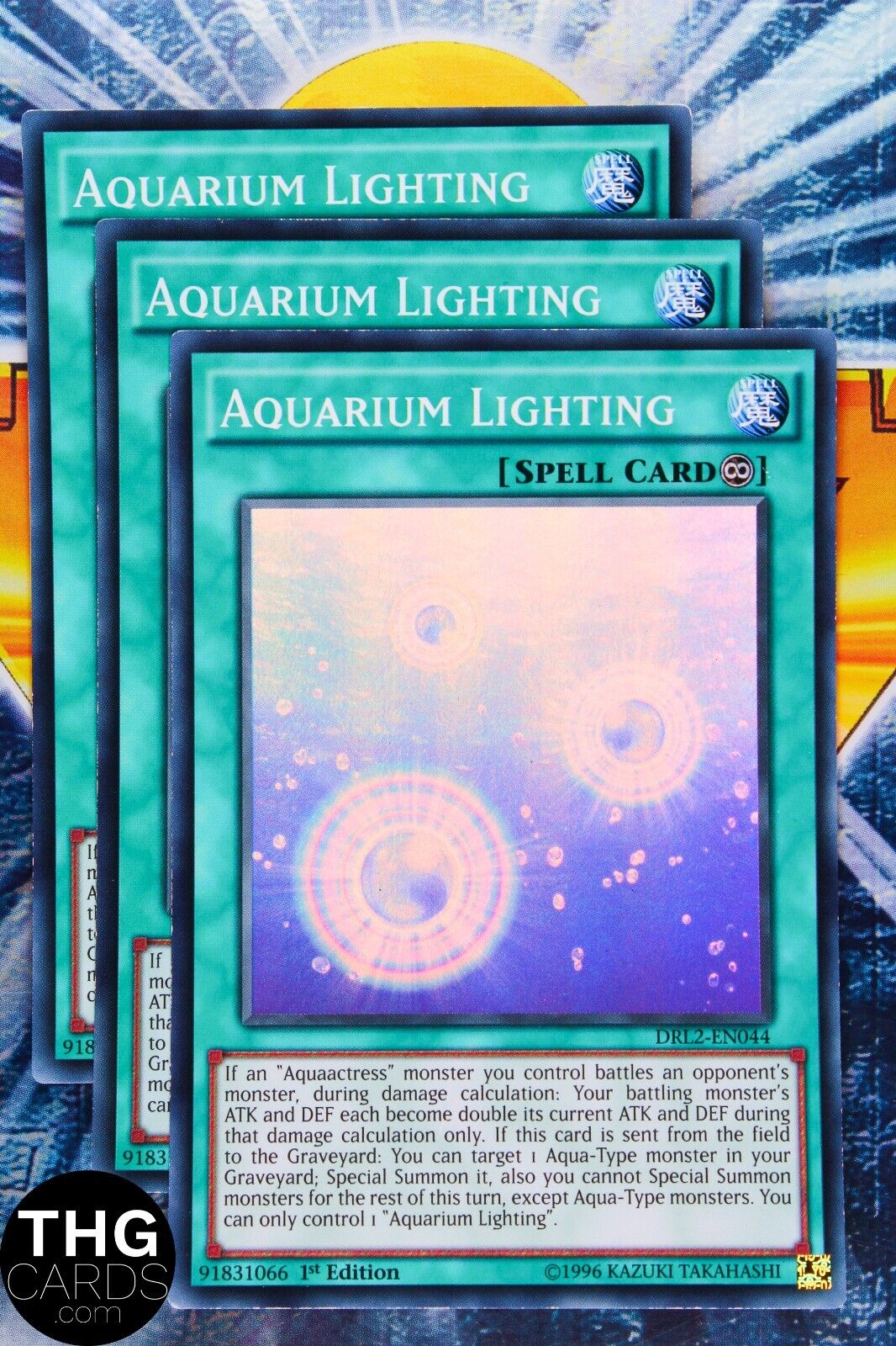 Aquarium Lighting DRL2-EN044 1st Edition Super Rare Yugioh Card Playset