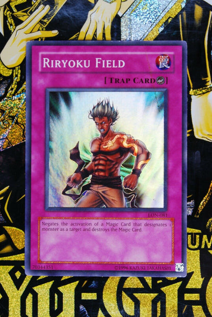 Riryoku Field LON-081 Super Rare Yugioh Card Labyrinth of Nightmare 2