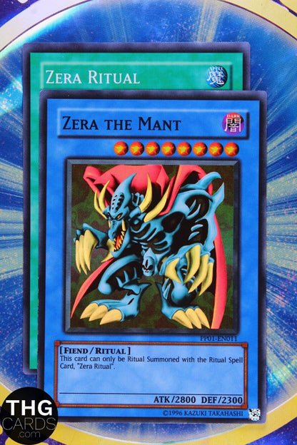 Zera the Mant + Ritual PP01-EN011 PP01-EN010 Super Rare Yugioh Card Set 1