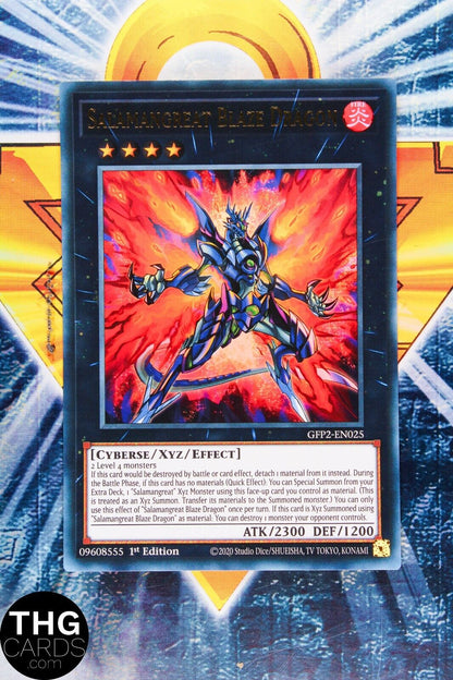 Salamangreat Blaze Dragon GFP2-EN025 1st Edition Ultra Rare Yugioh Card