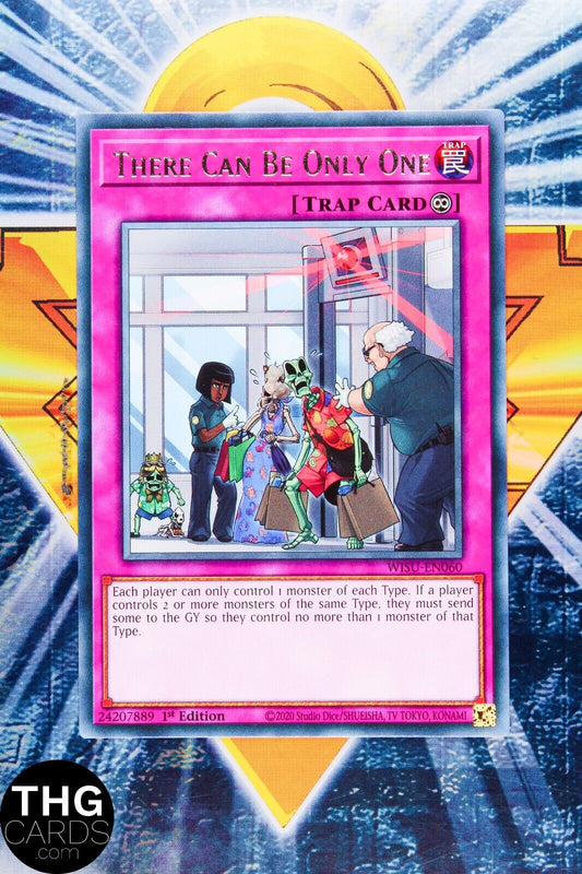 There Can Be Only One WISU-EN060 1st Edition Rare Yugioh Card