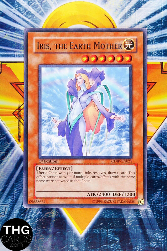 Iris, the Earth Mother CDIP-EN025 1st Edition Rare Yugioh Card