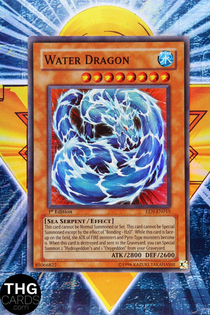 Water Dragon EEN-EN015 1st Edition Super Rare Yugioh Card 1