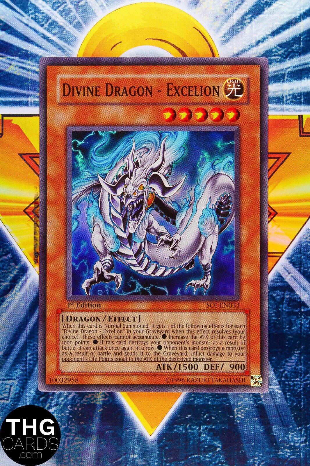 Divine Dragon - Excelion SOI-EN033 1st Edition Super Rare Yugioh Card