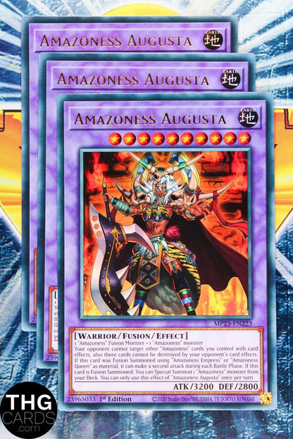 Amazoness Augusta MP23-EN223 1st Edition Ultra Rare Yugioh Card Playset