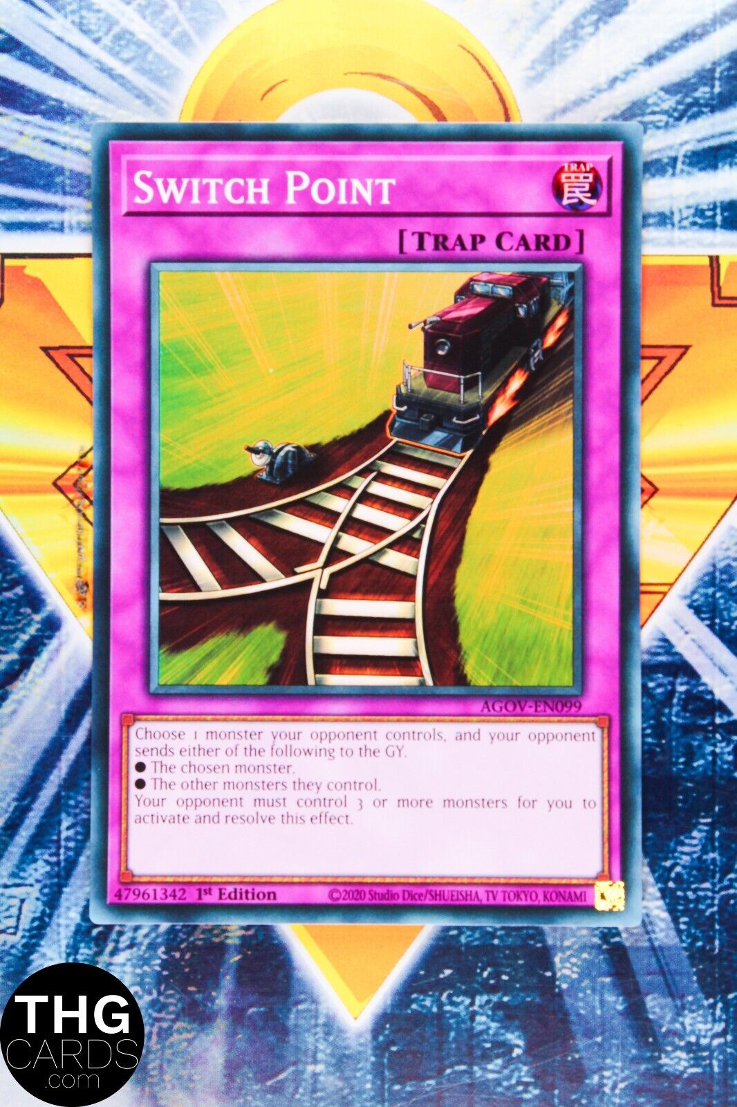 Switch Point AGOV-EN099 1st Edition Super Rare Yugioh Card