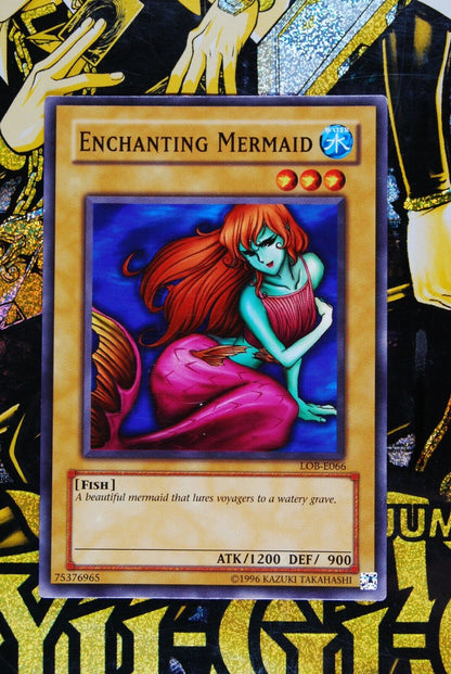 Enchanting Mermaid LOB-E066 Common Yugioh Card