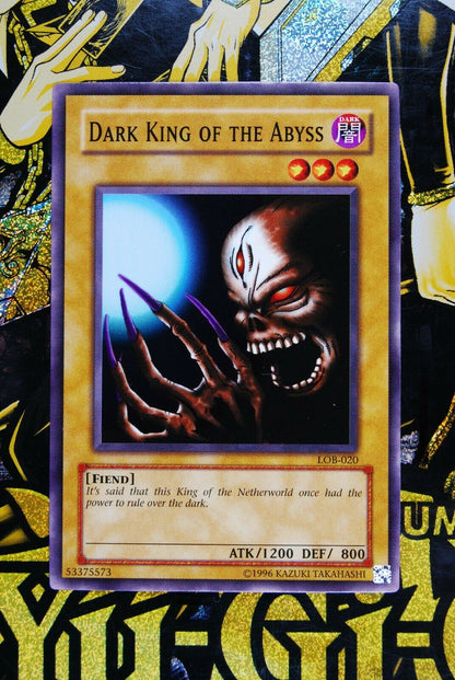 Dark King of the Abyss LOB-020 Common Yugioh Card NM